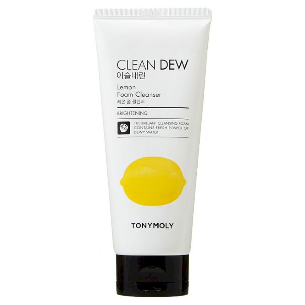 Tony Moly Clean Dew Lemon Foam Cleanser Пена для умывания с экстрактом лимона, 180 мл