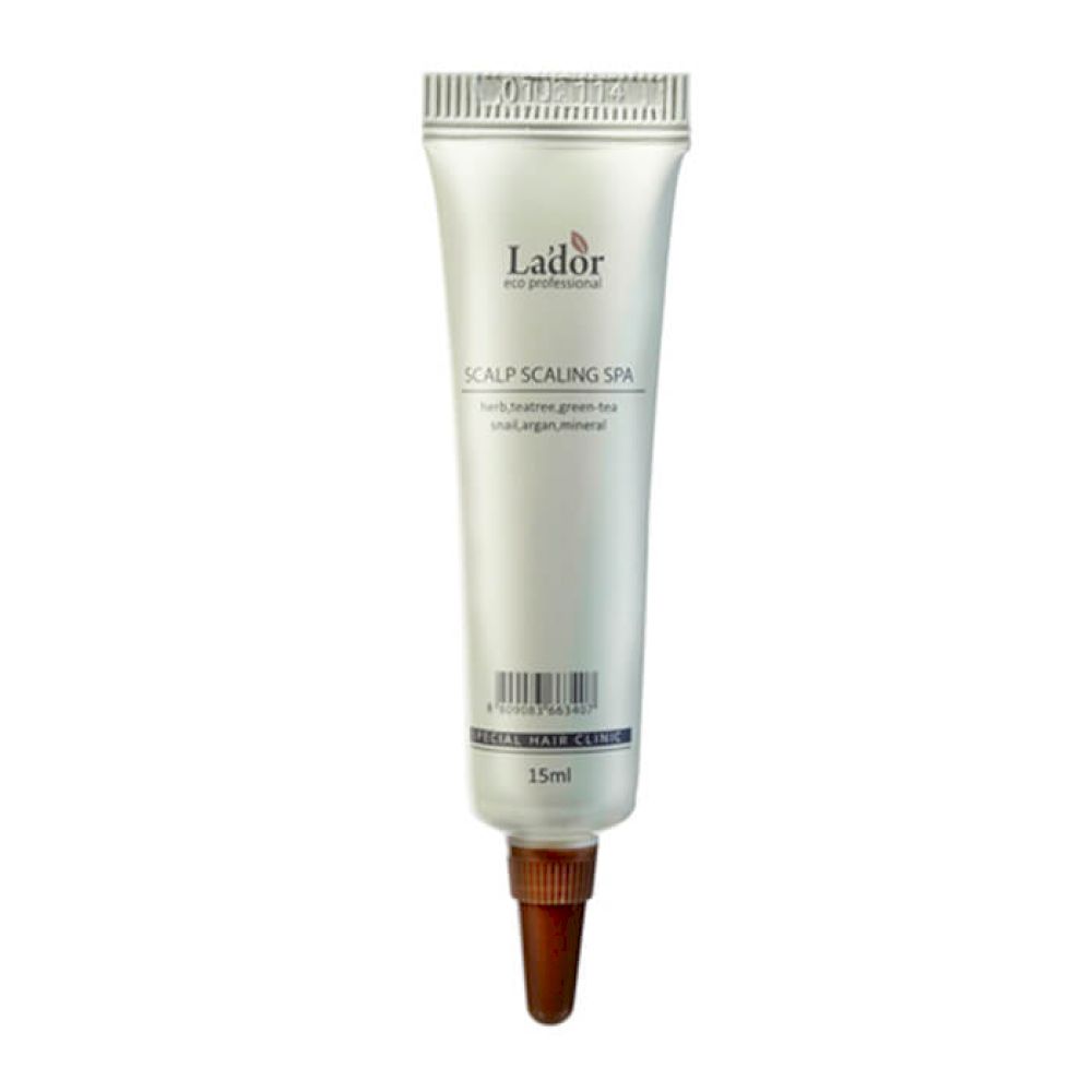 Lador Scalp scaling spa ample 15ml  Спа ампула для глубокого очищения кожи головы (витаминный пилинг) 15мл