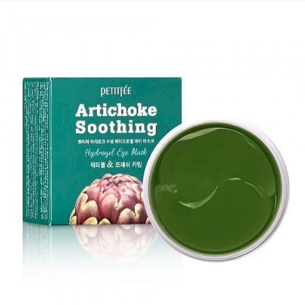 Petitfee Маска под глаза с артишоком Artichoke Soothing Hydrogel Eye Mask
