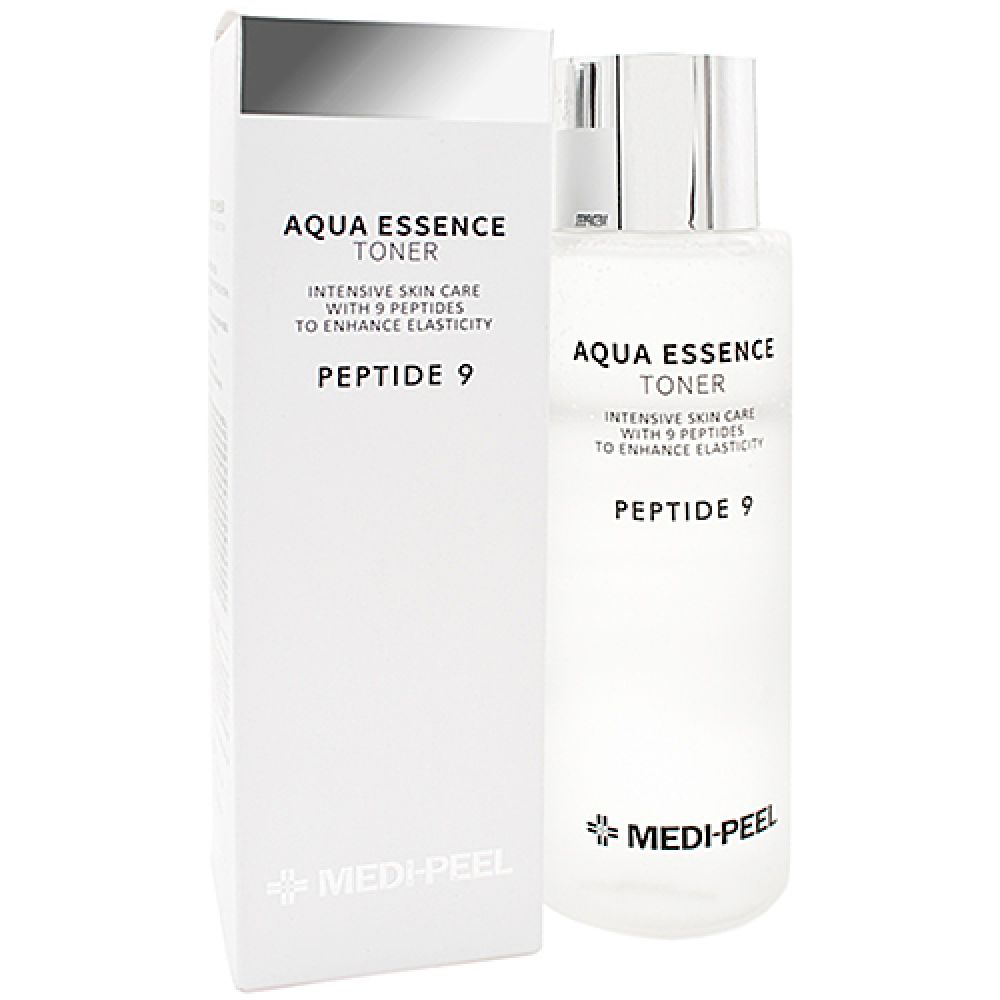 MEDI-PEEL AQUA ESSENSE TONER (250ML) - ТОНЕР-ЭССЕНЦИЯ С ПЕПТИДАМИ НА ОСНОВЕ ГИАЛУРОНОВОЙ КИСЛОТЫ