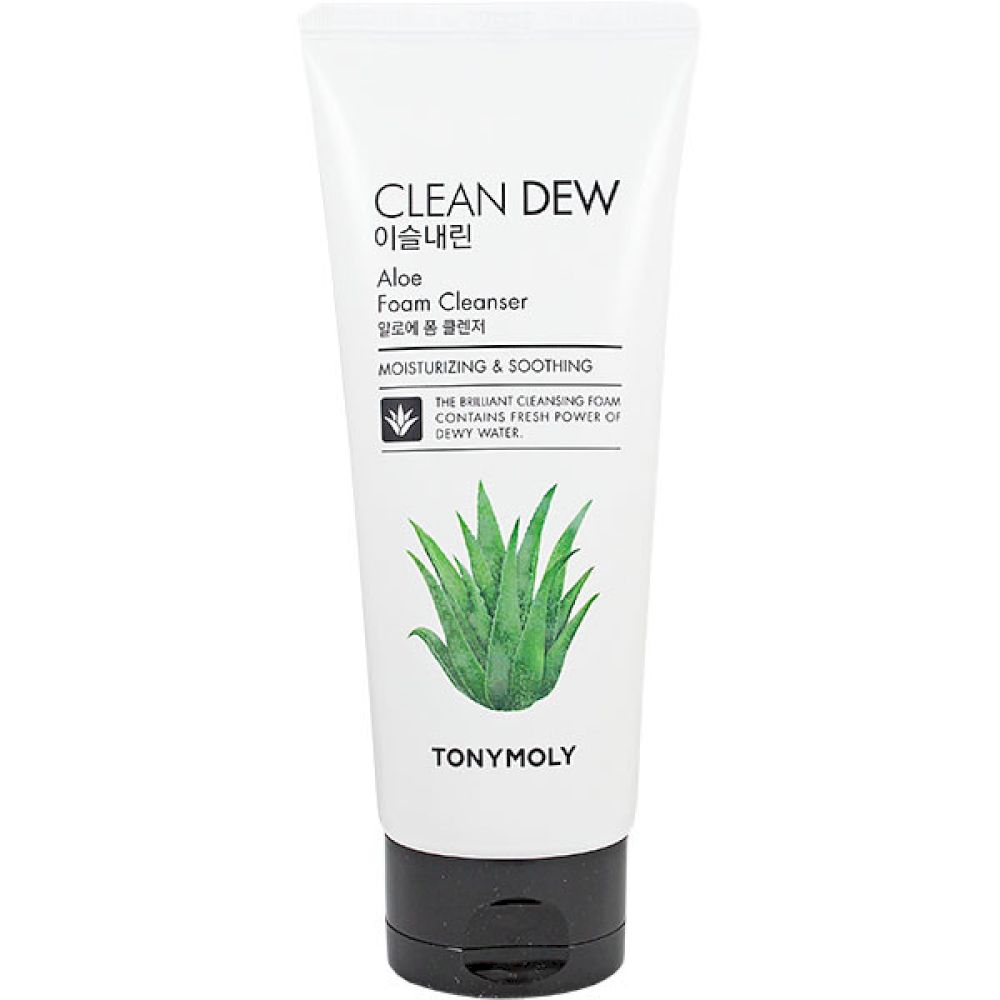 TONY MOLY Очищающая пенка для умывания с экстрактом алоэ вера CLEAN DEW Aloe Foam Cleanser