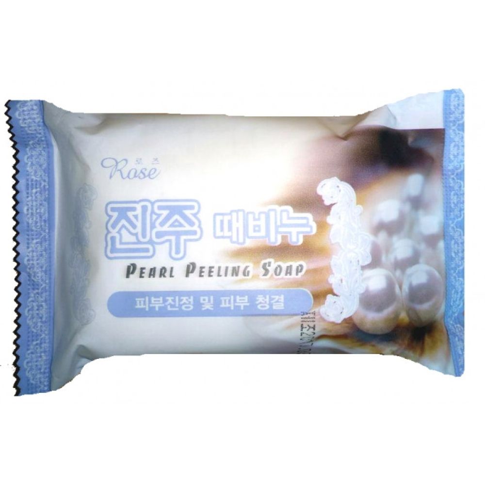 Rose Pearl peeling soap, Мыло-пилинг с жемчугом, 150 гр