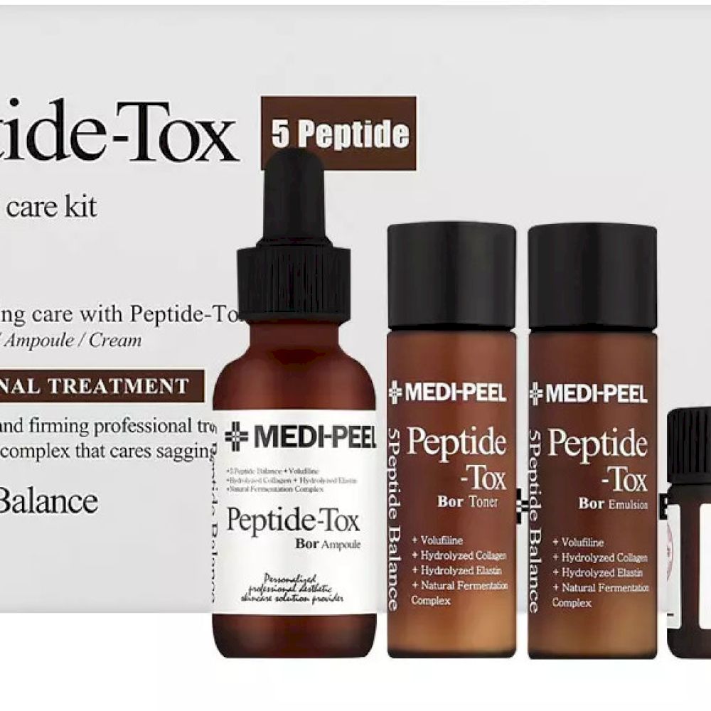 Лифтинг-набор с эффектом ботокса Medi-Peel Peptide-Tox 5 Peptide Bor Multi Care Kit