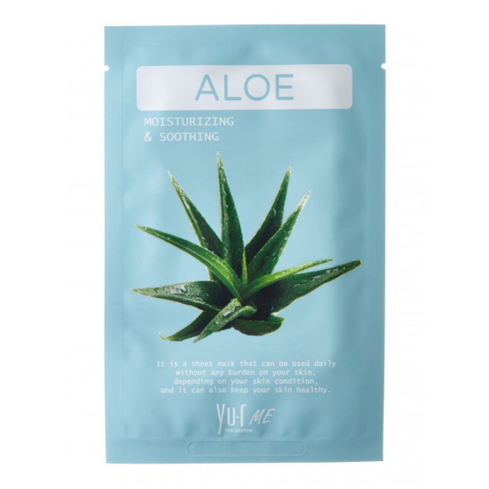 YU.R ME Aloe Sheet Mask Маска для лица с экстрактом алоэ