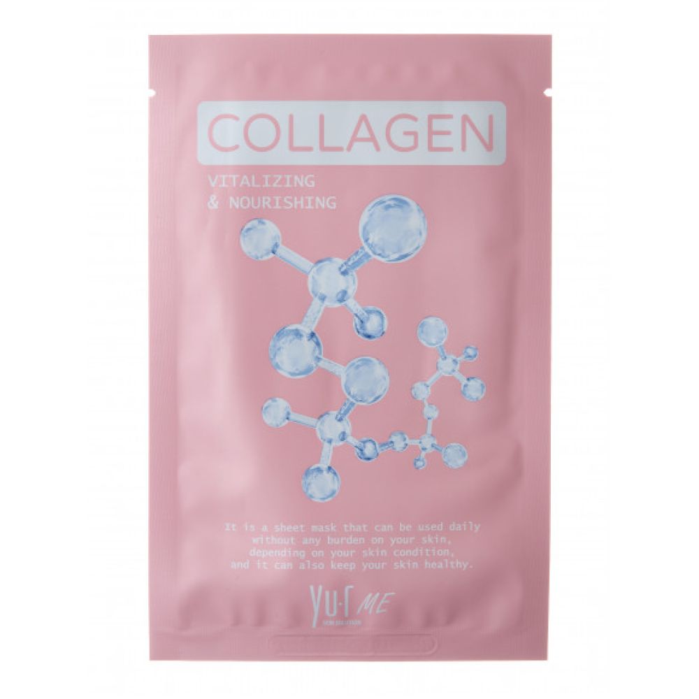 YU.R ME Collagen Sheet Mask Маска для лица с коллагеном