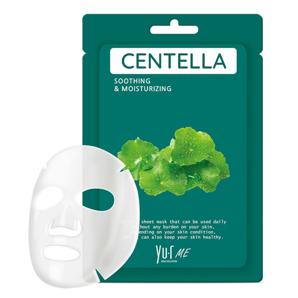 Маска для лица с экстрактом центеллы азиатской YU.R ME Centella Sheet Mask