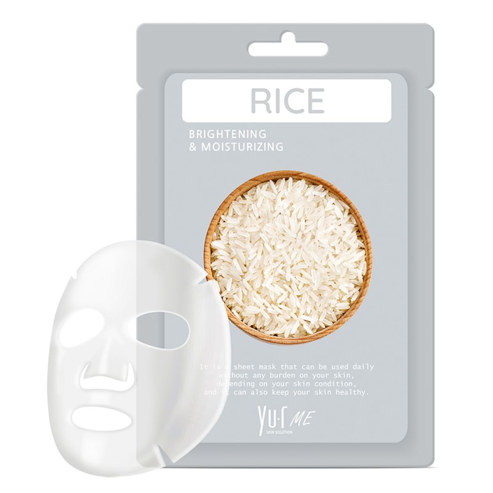 Маска для лица с экстрактом риса YU.R ME Rice Sheet Mask