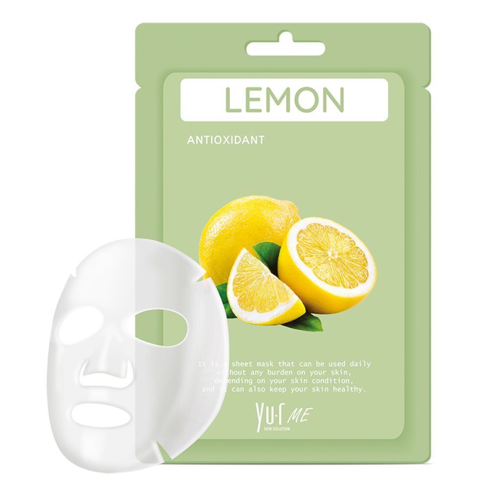 Маска для лица с экстрактом лимона YU.R ME Lemon Sheet Mask