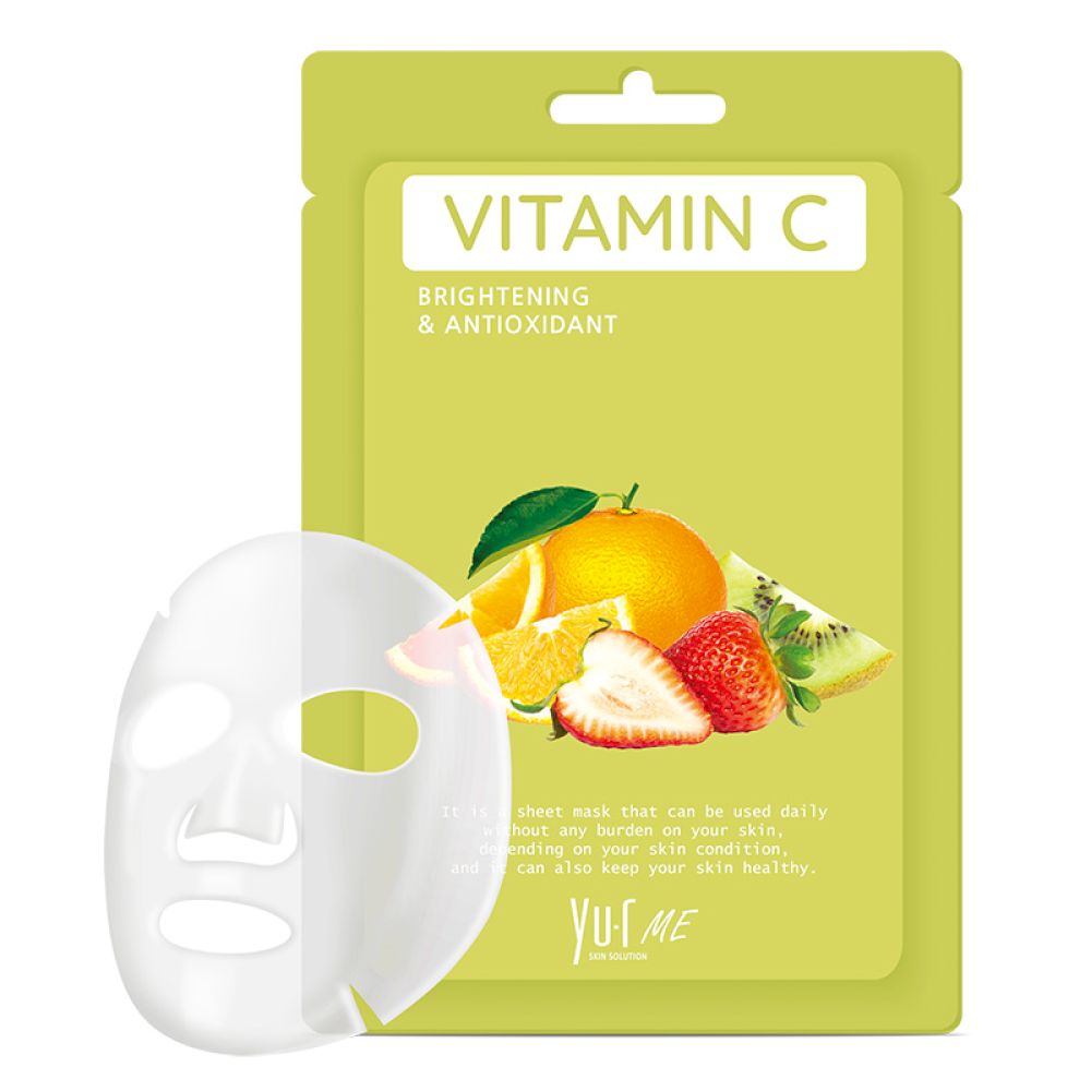 Маска для лица с витамином С YU.R ME Vitamin C Sheet Mask