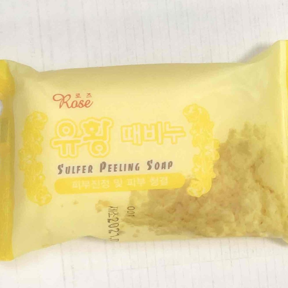 Rose Sulfer peeling soap мыло 150гр