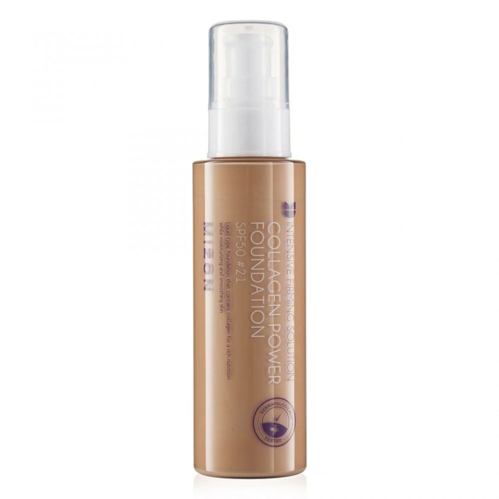 MIZON COLLAGEN POWER FOUNDATION #21 Тональная основа с коллагеном spf 50
