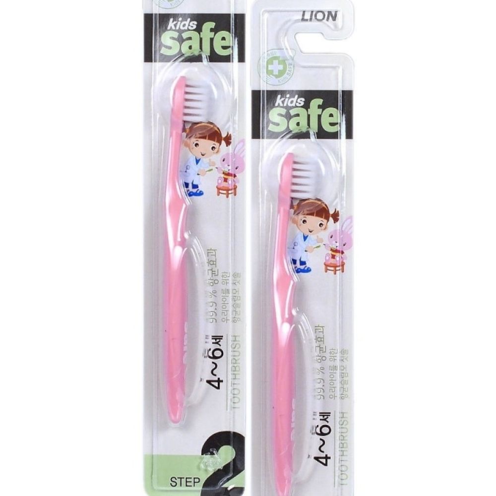LION Kids safe Toothbrush – Step 2 Детская зубная щётка с ионами серебра №2 "Kids safe" (для детей от 4 до 6 лет)