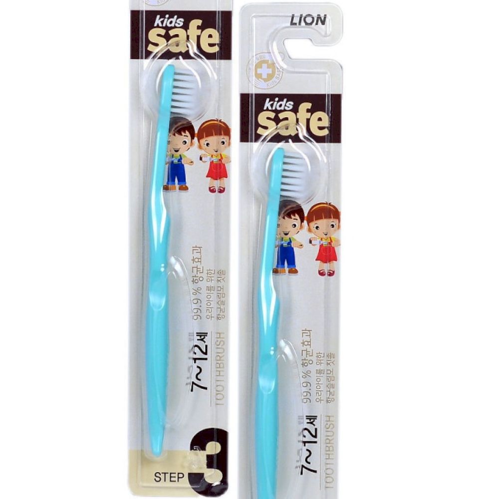 LION Kids safe Toothbrush – Step 3 Детская зубная щётка с ионами серебра №3 "Kids safe" (для детей от 7 до 12 лет)
