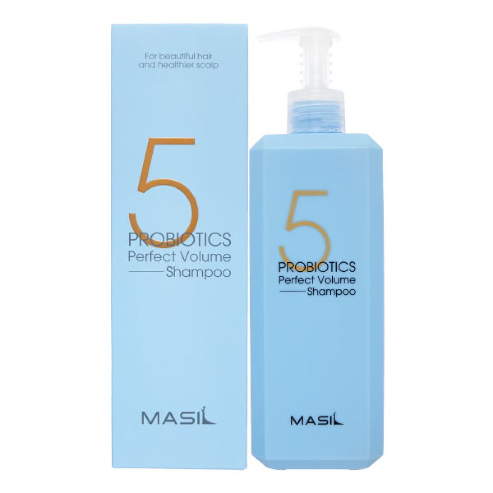 MASIL 5 PROBIOTICS PERFECT VOLUME SHAMPOO Шампунь для увеличения объема волос с пробиотиками 500мл