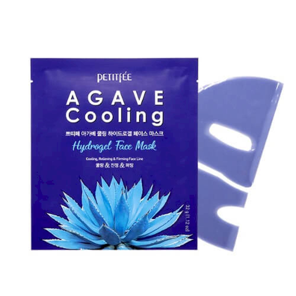 Petitfee Маска гидрогелевая с экстрактом агавы - Agave cooling hydrogel face mask, 32г