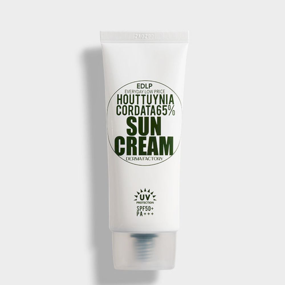 Derma Factory Houttuynia Cordata 65% Sun Cream Солнцезащитный крем с экстрактом цветка хауттюйнии