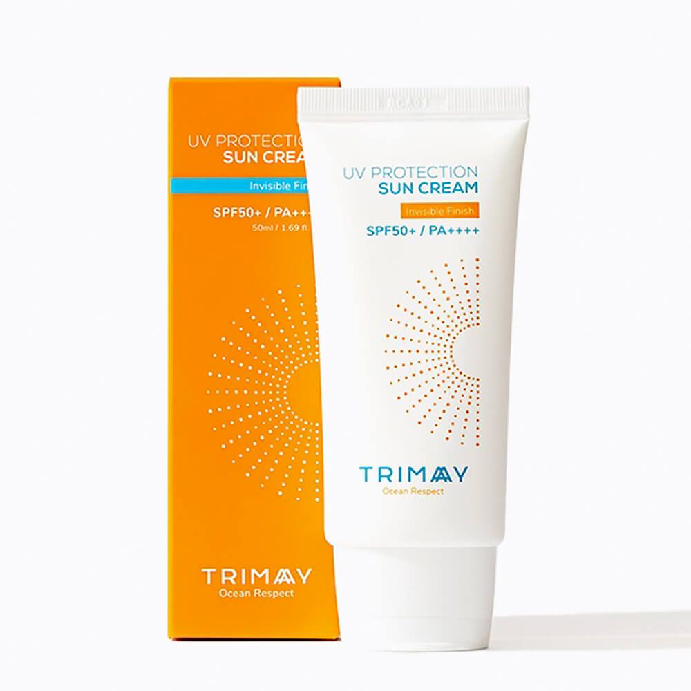 Trimay UV Protection Sun Cream SPF50+ PA++++ 50ml/Солнцезащитный крем с коллагеном и аминокислотами
