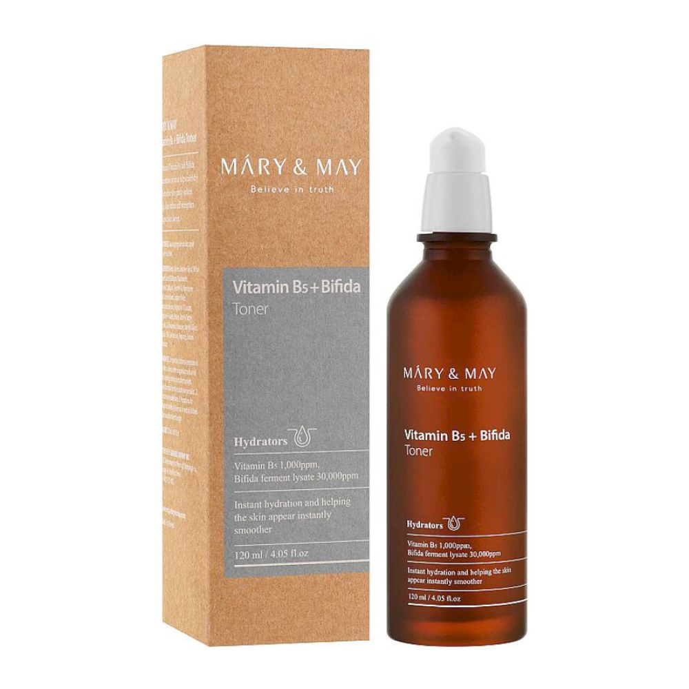 Тонер с бифидобактериями и витамином B5 | Mary&May Vitamine В5+ Bifida Toner 120ml