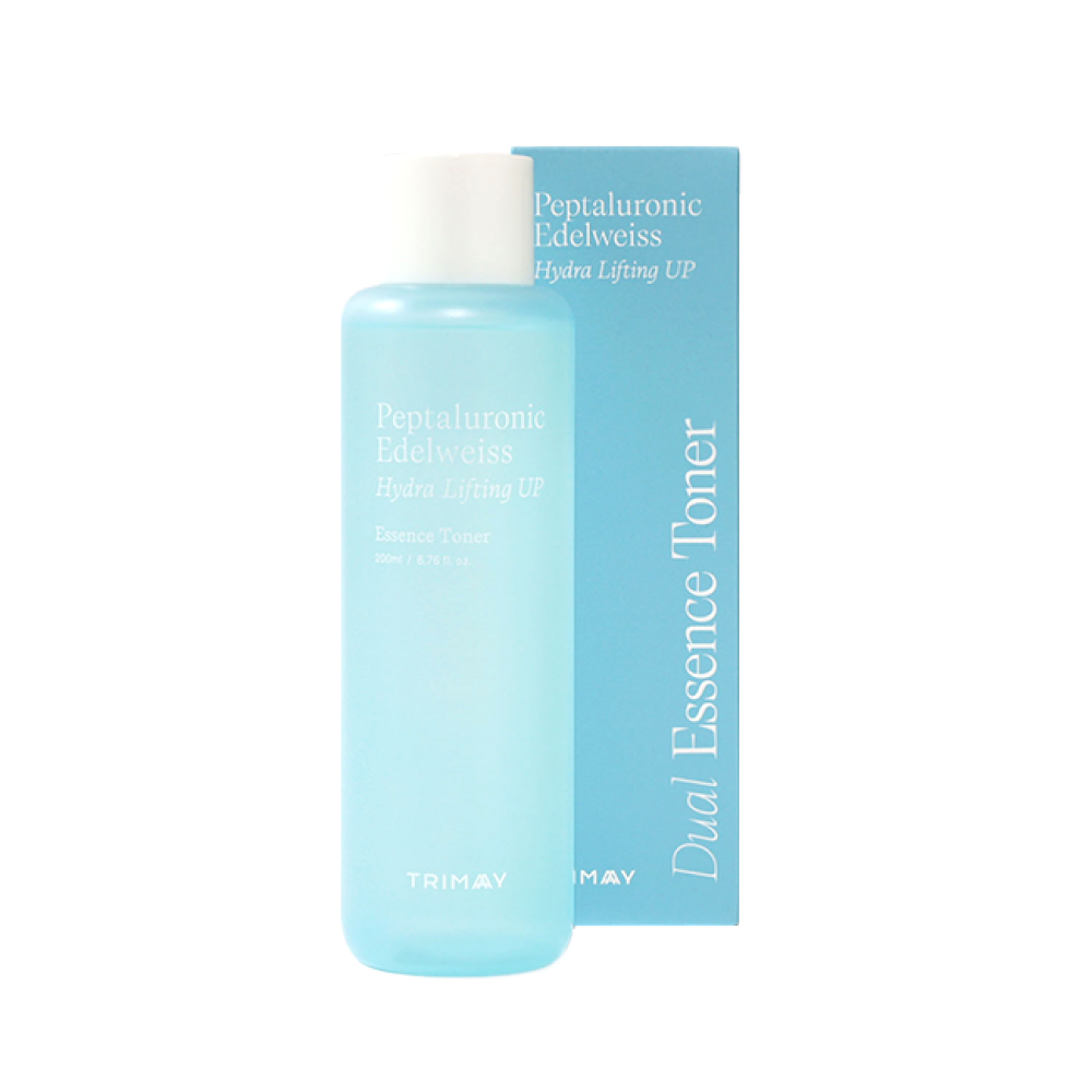 Trimay Peptaluronic Edelweiss Hydra Lifting Toner 200ml/лифтинг тонер-эссенция с пептидами и гиалуроновой кислотой (обновленная версия)