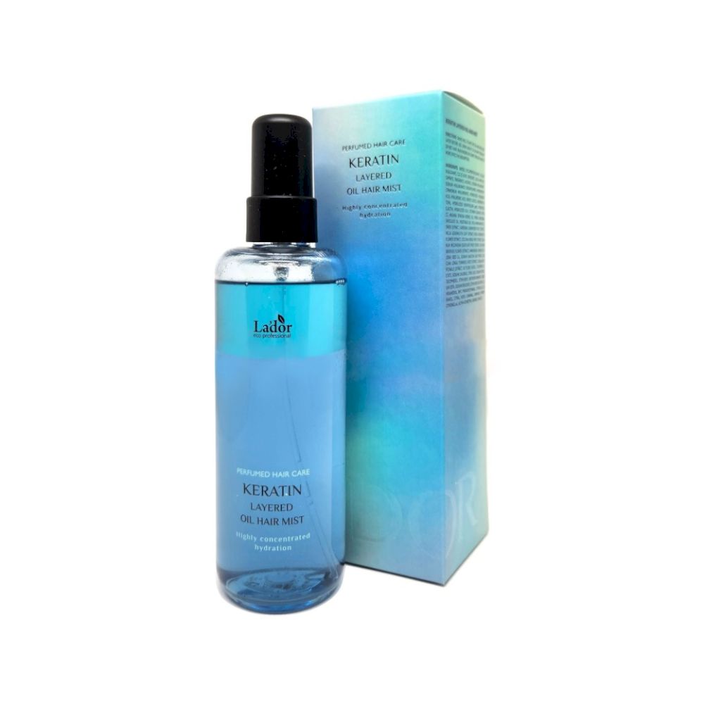 La`dor Keratin layered oil mist Парфюмированное масло-мист для волос с кератином 130мл