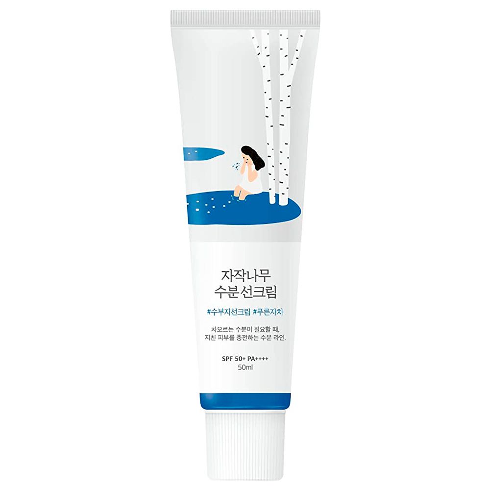 Крем увлажняющий солнцезащитный | Round Lab Birch Juice Moisturizing Sunscreen 50ml