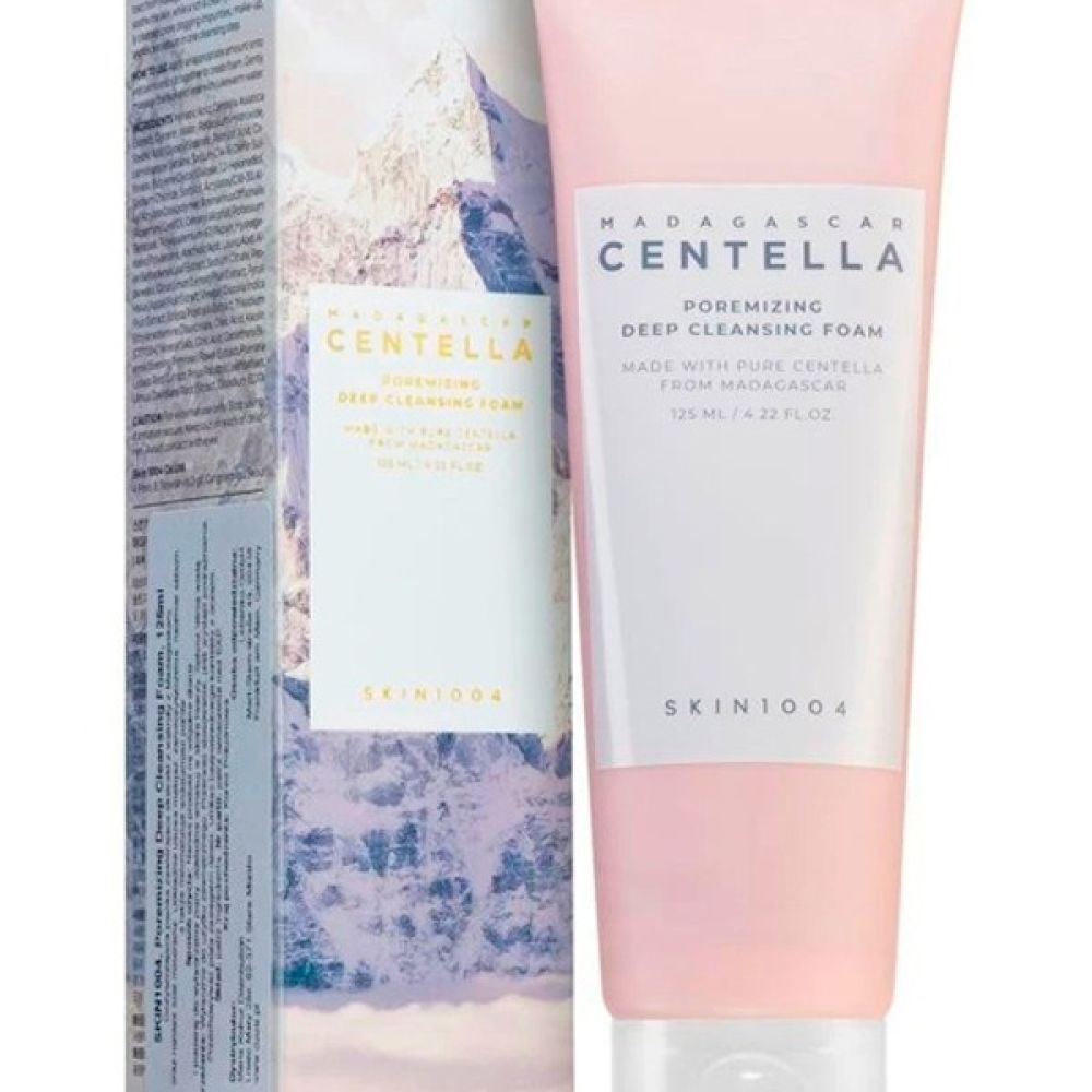 SKIN1004 Пенка для сужения пор с центеллой - Madagascar centella poremizing deep cleansing, 125мл