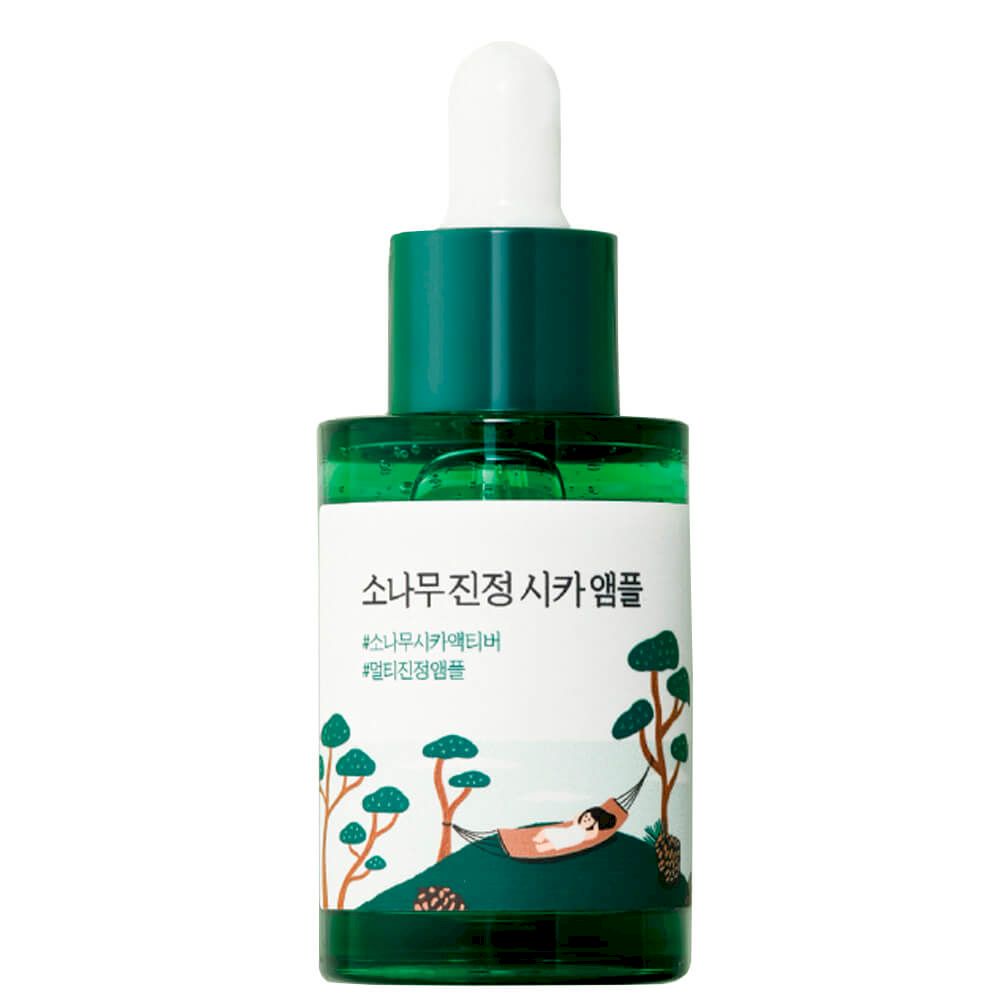 ROUND LAB Pine Calming Cica Ampule 30ml,Успокаивающая сыворотка с экстрактом иголок сосны 30 мл