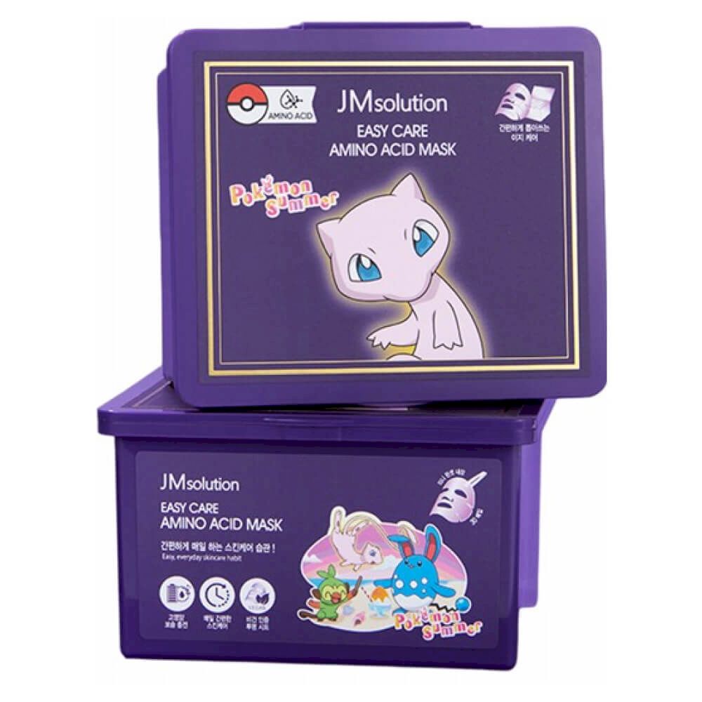 JMSolution Mask Easy Care Nmf  Pokemon Summer Маска для лица тканевая легкая, 350 мл (30шт)