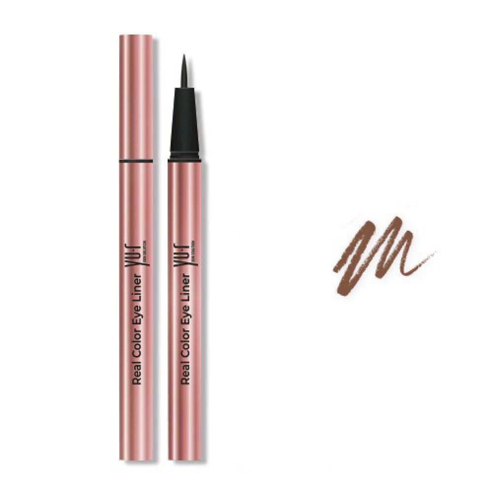 Подводка для глаз YU-R REAL COLOR EYE LINER (BRONZE GODDESS темно коричневая)