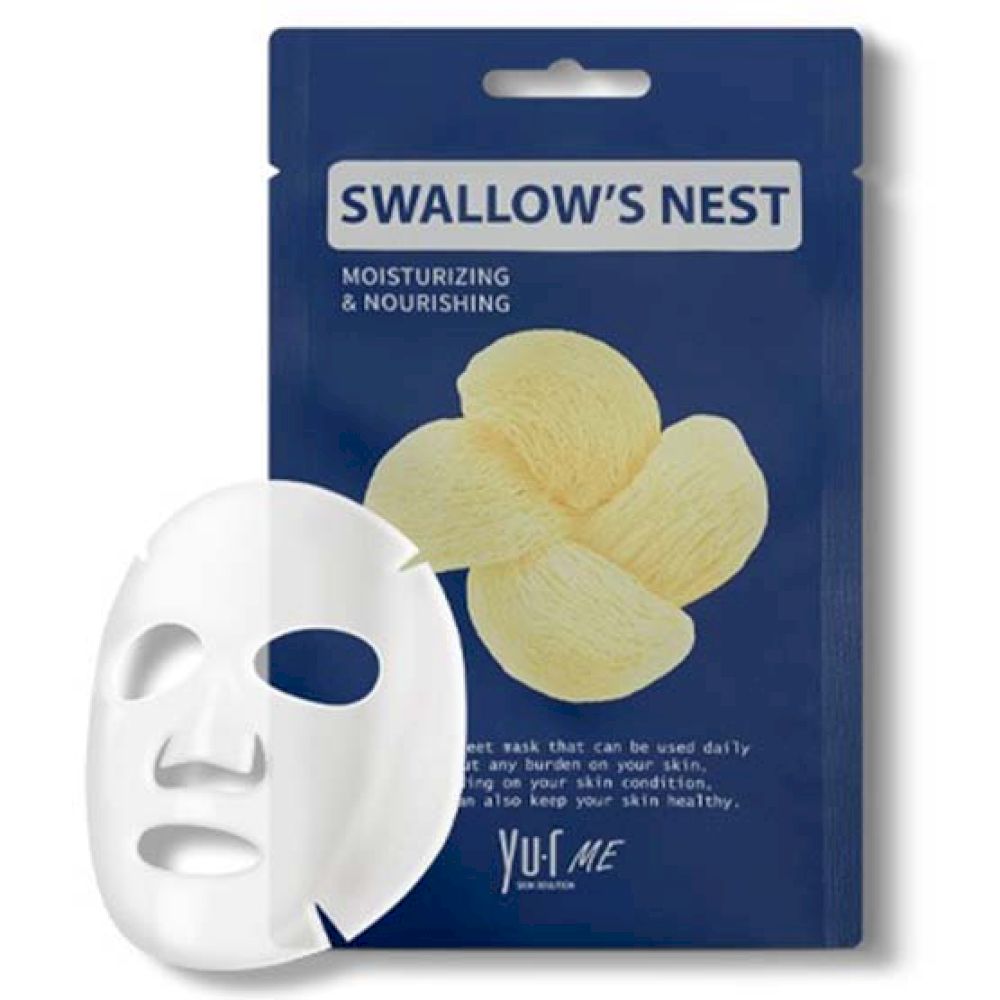 Маска для лица с экстрактом ласточкиного гнезда YU.R ME SWALLOW"S NEST Sheet Mask