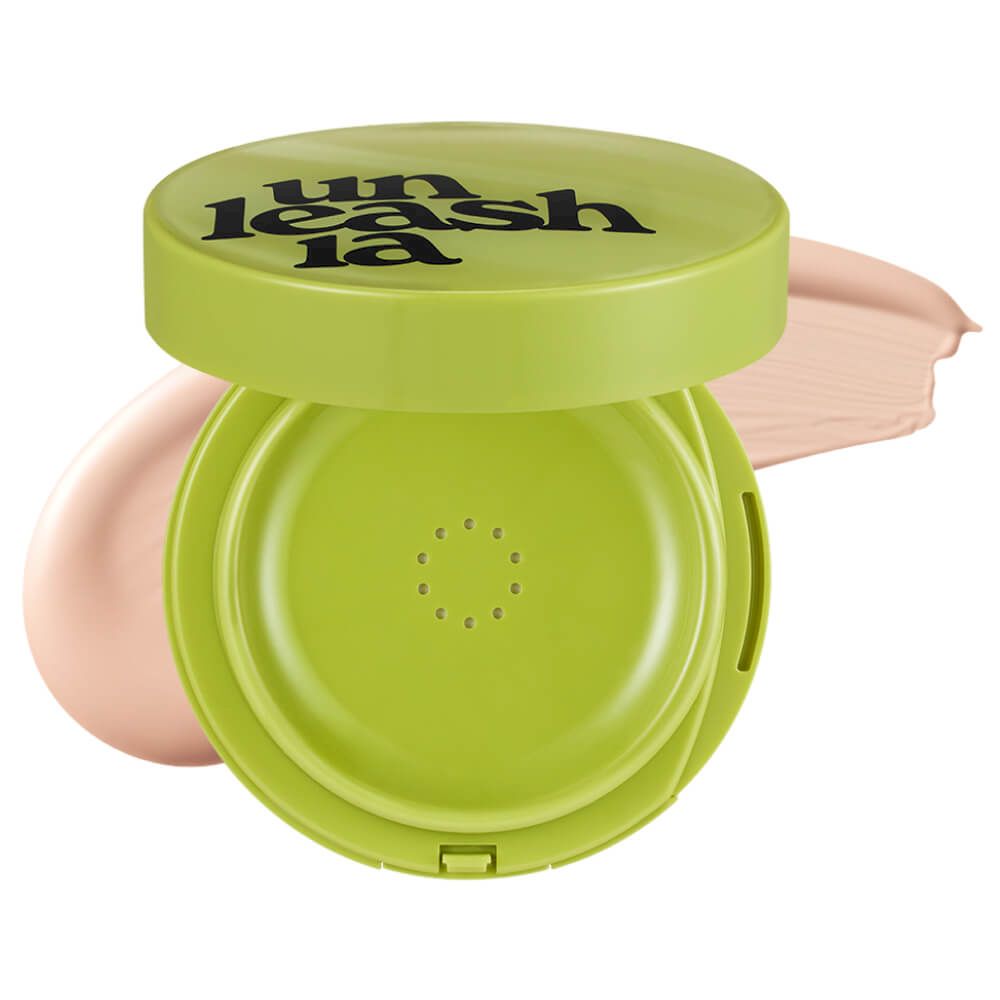 Кушон для лица с сатиновым финишем | Unleashia Healthy Green Cushion SPF30 PA++ 18C SEASHELL (светлый, с розовым подтоном)