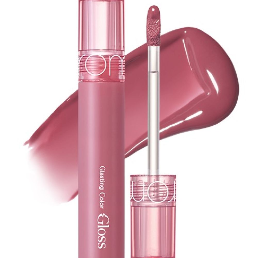 Блеск для губ с эффектом стеклянных губ | ROM&ND Glasting Color Gloss 04 Grapy Way