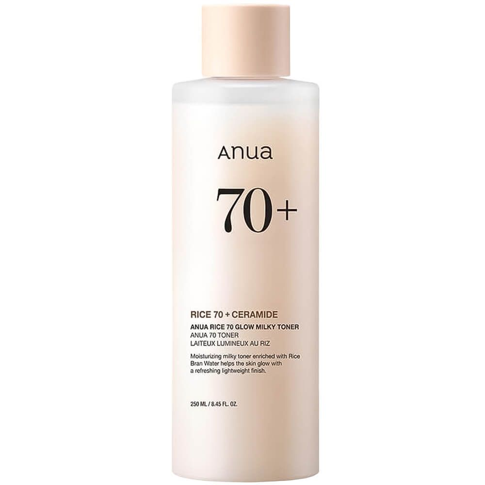 Тонер молочный с рисовым экстрактом и керамидами | ANUA Rice 70 Glow Milky Toner 250ml