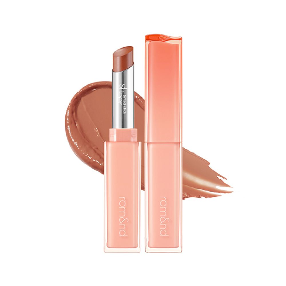 Помада стик для губ | Rom&nd Sheer Tinted Stick 01 Bare Pumpkin