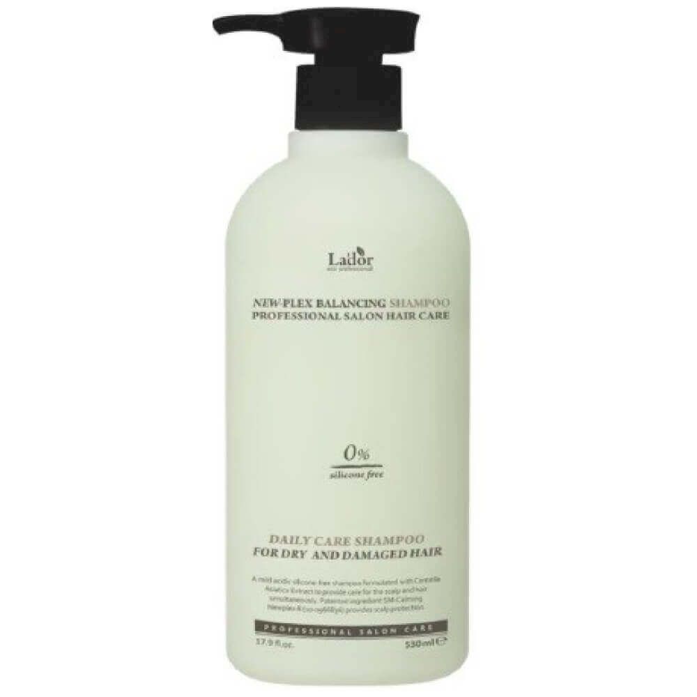 Lador NEWPLEX BALANCING SHAMPOO Мягкий увлажняющий шампунь для сухих и повреждённых волос 530мл