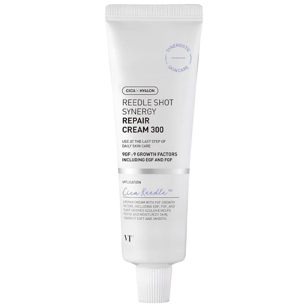VT Cosmetics Reedle Shot Synergy Repair Cream 300,Восстанавливающий крем с EGF и микроиглами 50 мл