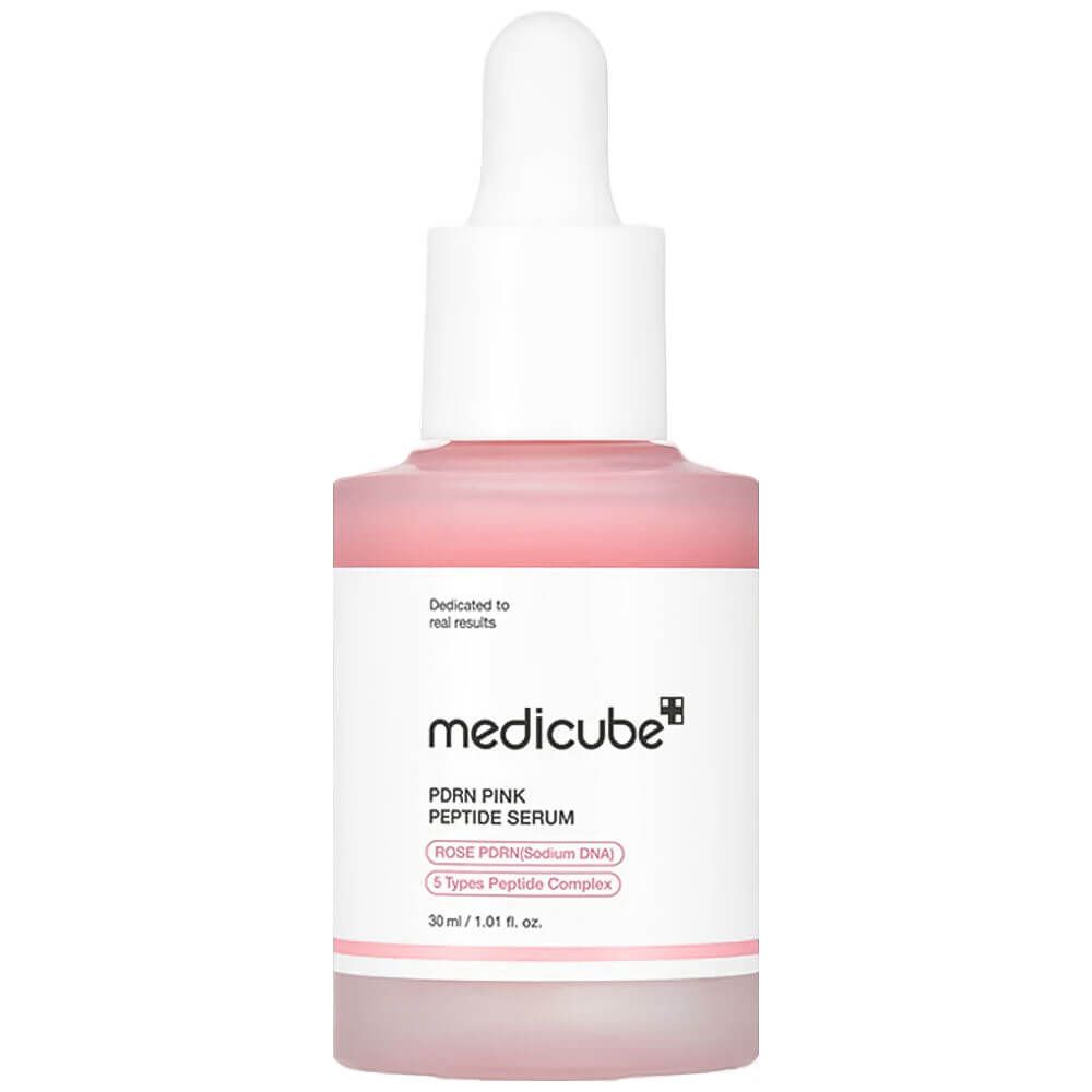 Medicube PDRN Pink Peptide Serum 30ml,Антивозрастная сыворотка для лица с ПДРН и пептидами 30 мл