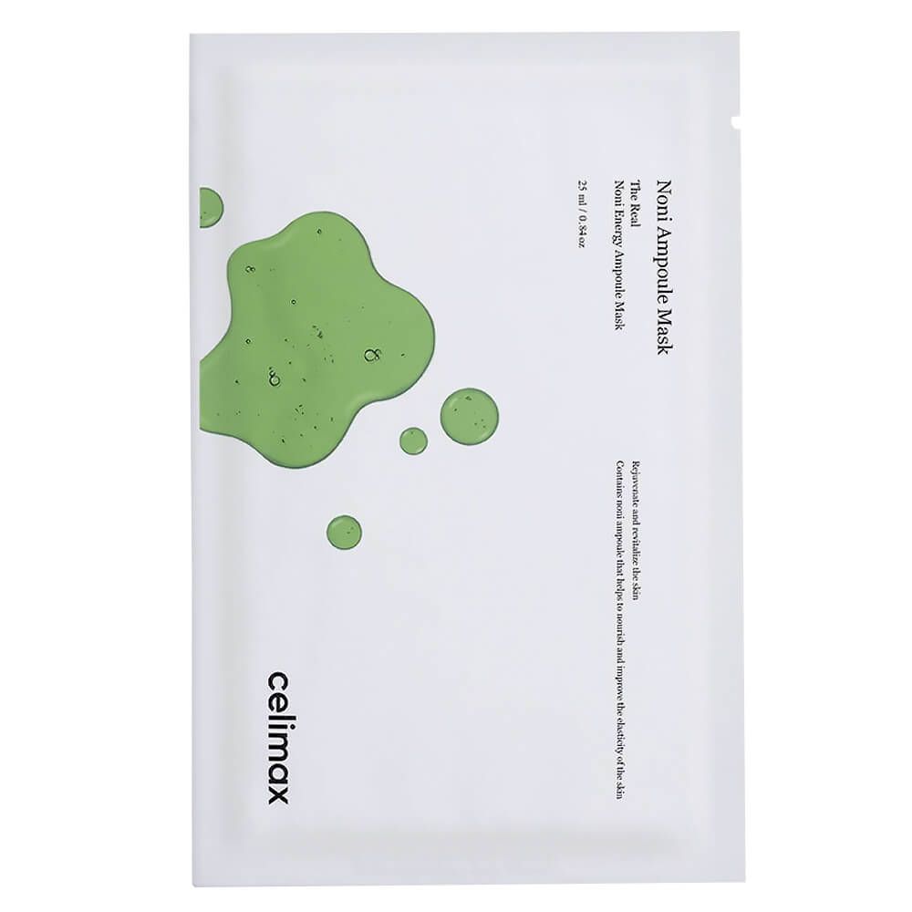 Celimax The Real Noni Energy Ampoule Mask 25ml,Тканевая маска на основе нони для эластичности кожи 25 мл