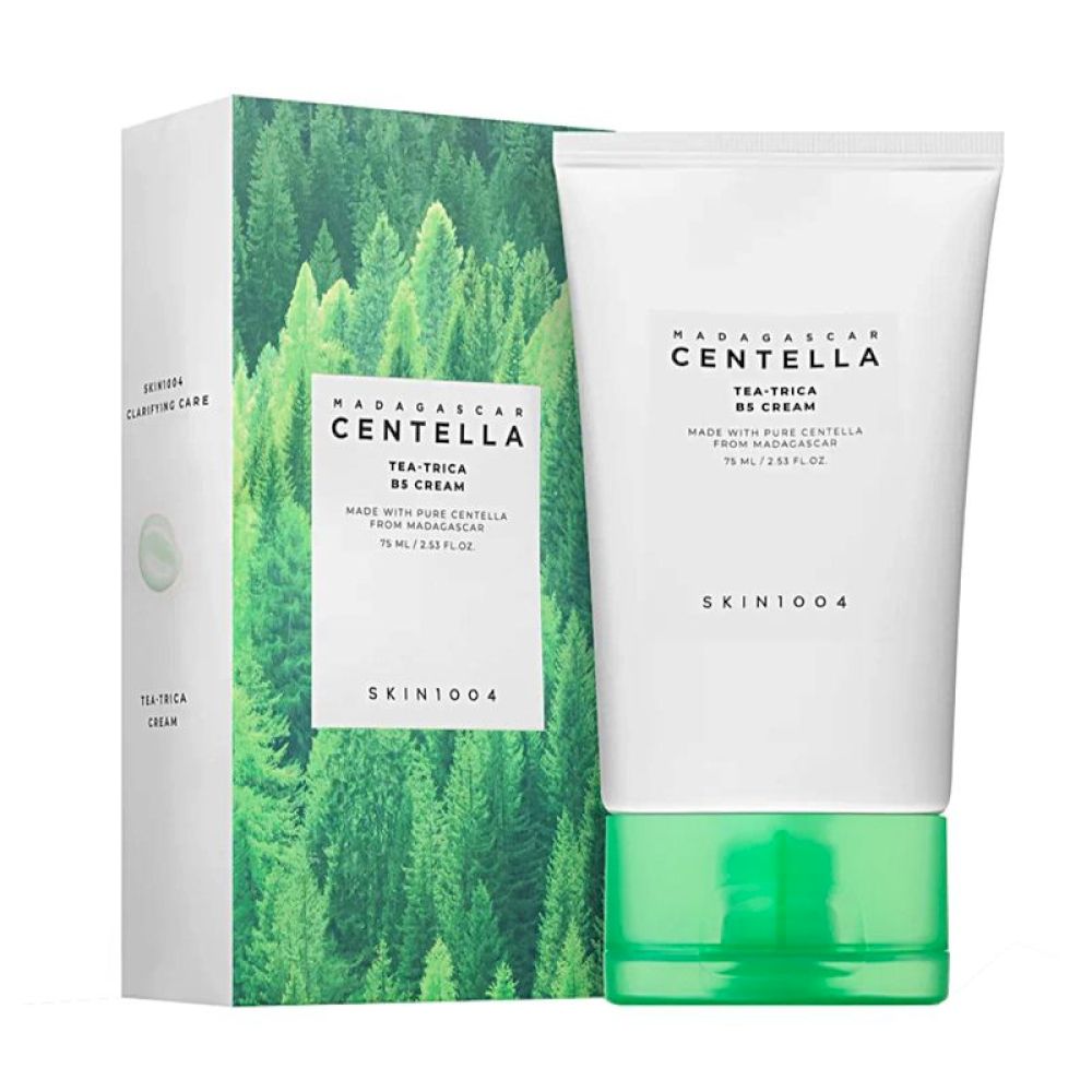 SKIN1004 Madagascar Centella Tea-Trica B5 Cream 75ml,Успокаивающий крем для проблемной кожи 75 мл