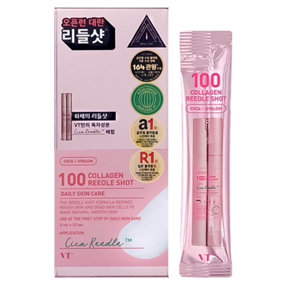 Бустер-сыворотка с микроиглами и коллагеном | VT Cosmetics Collagen Reedle Shot 100 Stick 2 ml