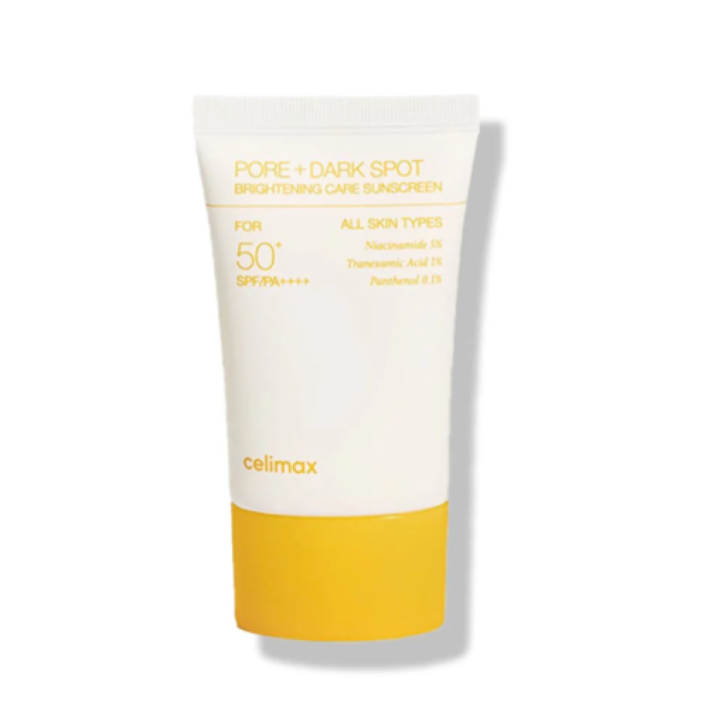 Celimax Крем солнцезащитный выравнивающий миниатюра - Pore+dark spot brightening care SPF50+PA++++, 10мл