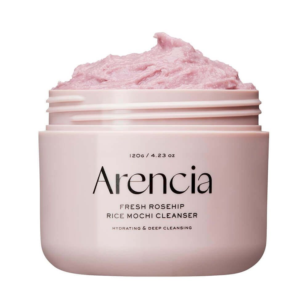 Очищающее средство 3в1 с экстрактами шиповника и ромашки Arencia Fresh Rosehip Rice Mochi Cleanser 120g