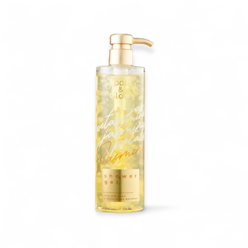 Spark&Glow Гель для душа с лепестками жасмина - Jasmine petal shower gel, 500мл