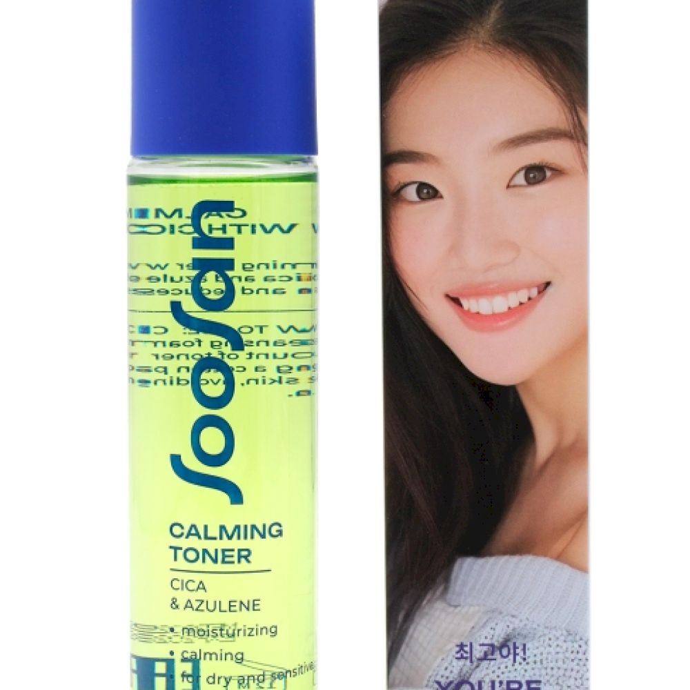 SOOSAN Calming Toner with Cica & Azulen Успокаивающий тонер с центеллой и азуленом 150мл