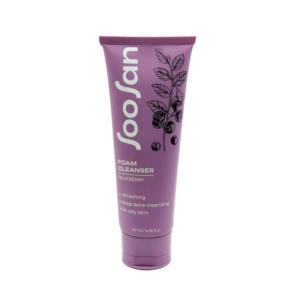 SOOSAN Foam Cleanser with Blueberry Очищающая пенка с экстрактом черники для проблемной кожи 120мл