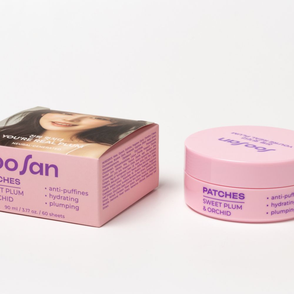 SOOSAN Patches with Sweet Plum & Orchid Патчи для глаз от отеков и мешков с экстрактами сливы и орхидеи 90мл