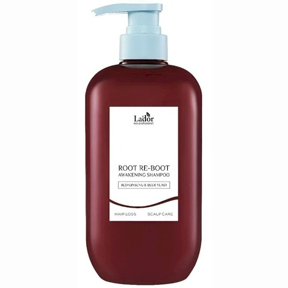 La'dor ROOT RE-BOOT AWAKENING SHAMPOO (RED GINSENG & BEER YEAST) Шампунь для восстановления корней волос с экстрактом красного женьшеня и пивных дрожжей