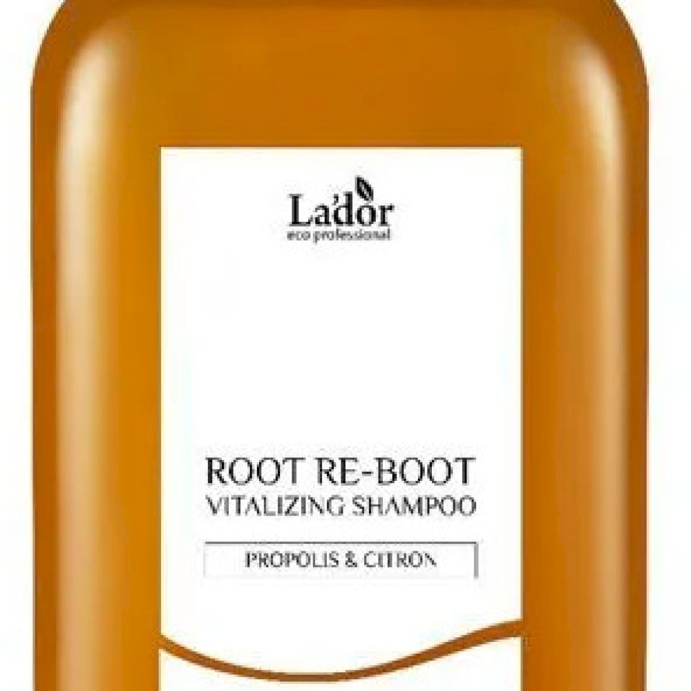 La'dor ROOT RE-BOOT VITALIZING SHAMPOO (PROPOLIS & CITRON) Шампунь для восстановления корней волос с прополисом и цитроном 800мл