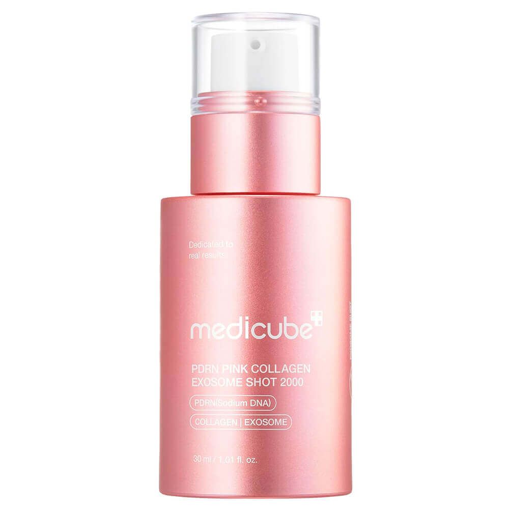 Medicube Омолаживающая ампула с микроиглами PDRN Pink Collagen Exosome Shot Serum 2000