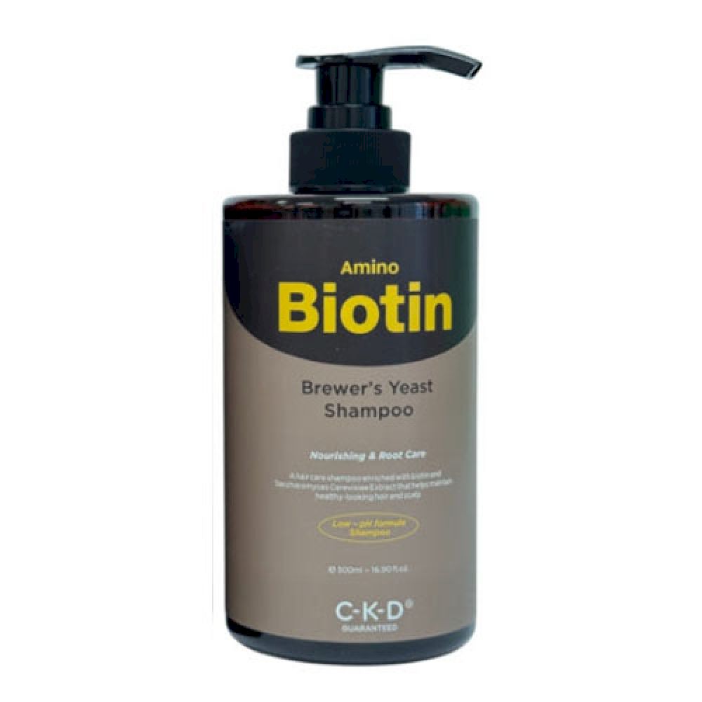 CKD Мужской шампунь с аминобиотином и пивными дрожжами - Amino biotin brewer's yeast shampoo, 500 мл